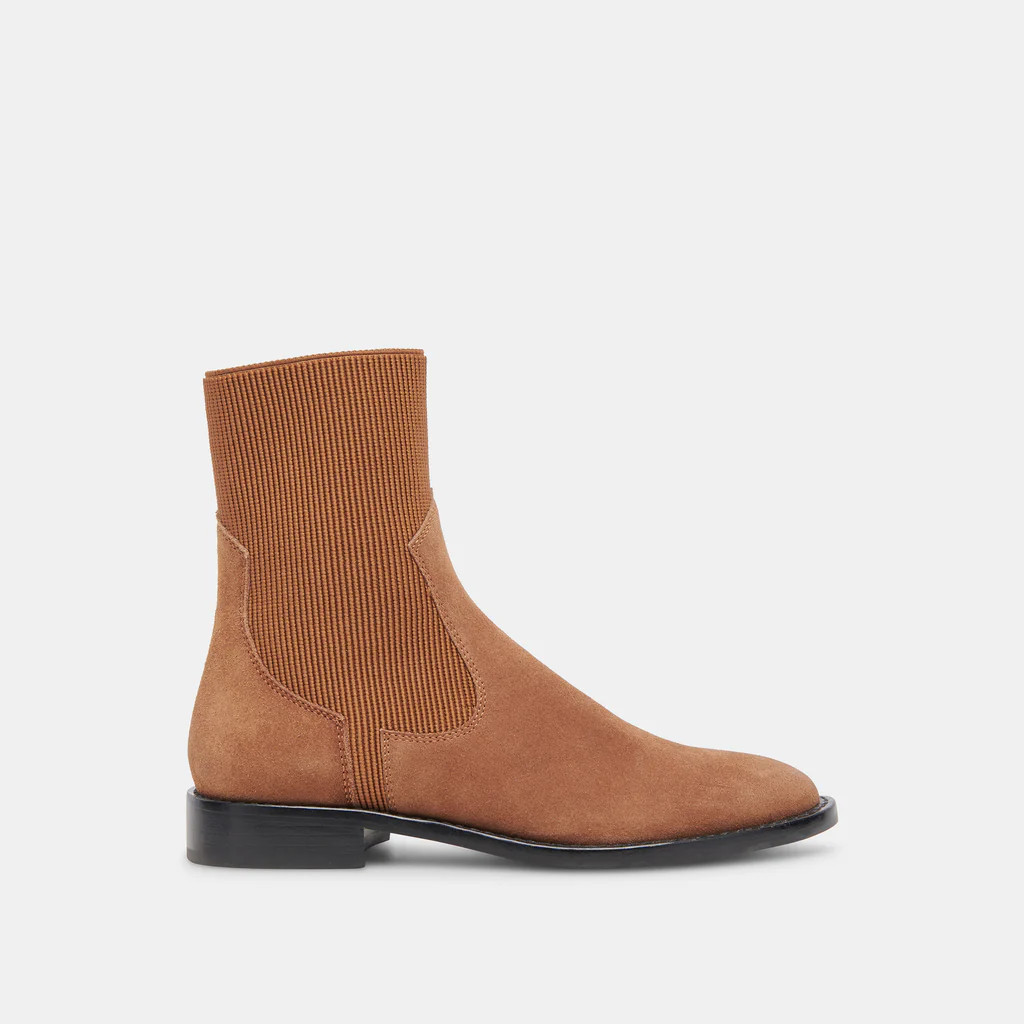 GINEVA BOOTS CHESTNUT SUEDE | DolceVita.com