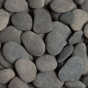 Beach Pebble Company 0.4-cu ft 30-lb Gray Mexican Beach Pebbles | Lowe's