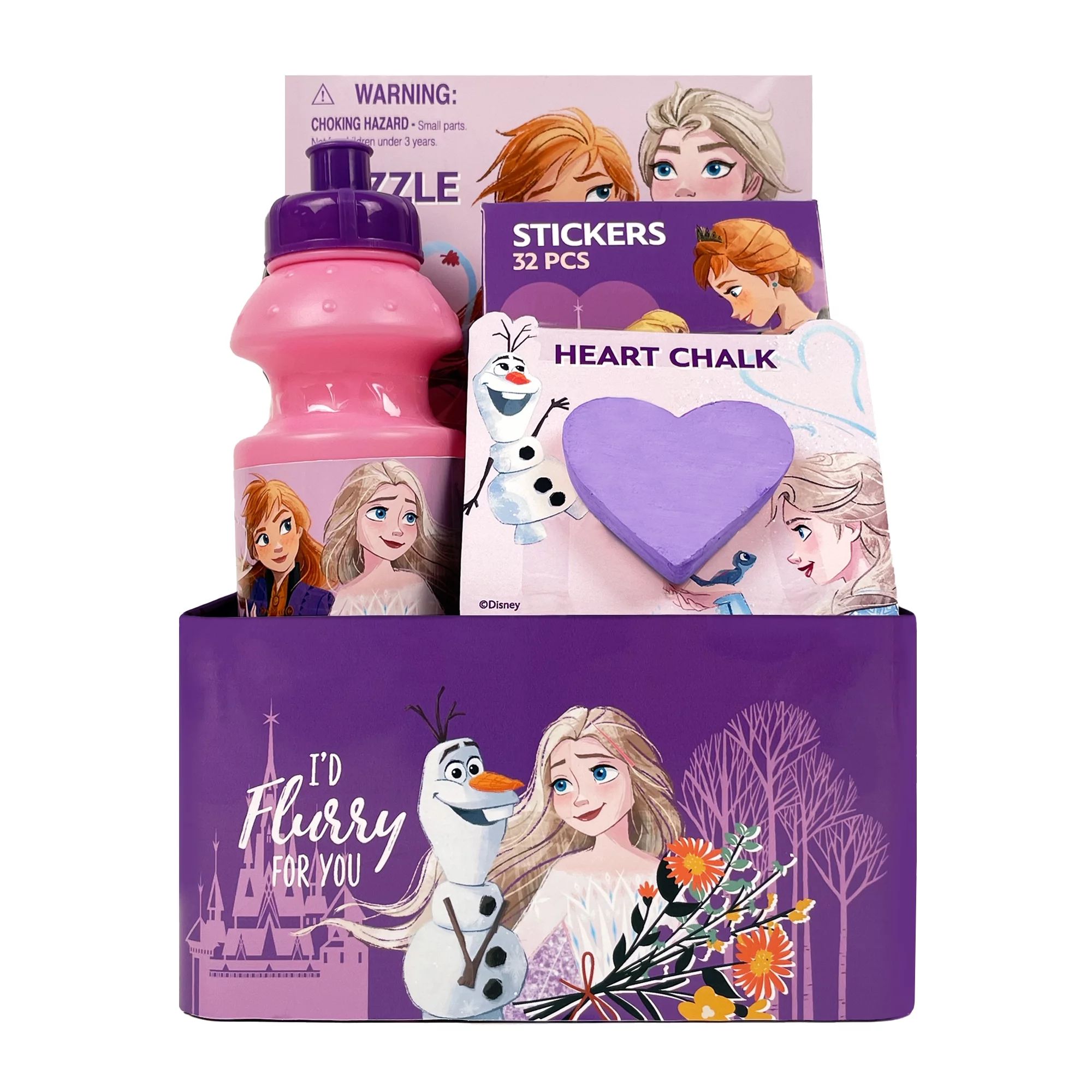 Frozen 2 Valentine's Day Tin Box Gift Set | Walmart (US)