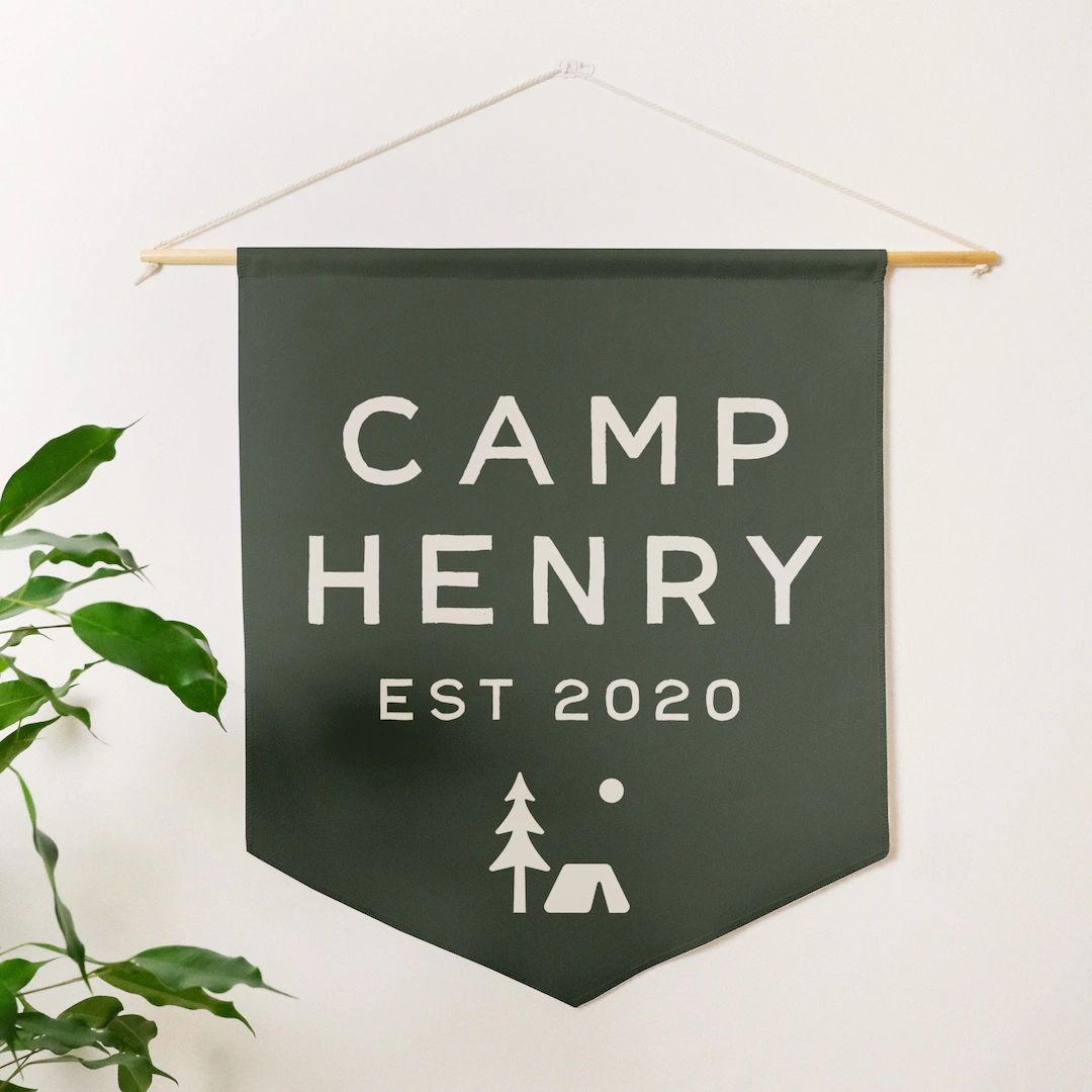 Custom Camp Banner Camp Themed Party Decor Personalized Name - Etsy | Etsy (US)