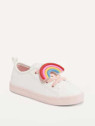 Faux-Leather Slip-On Sneakers for Toddler Girls | Old Navy (US)