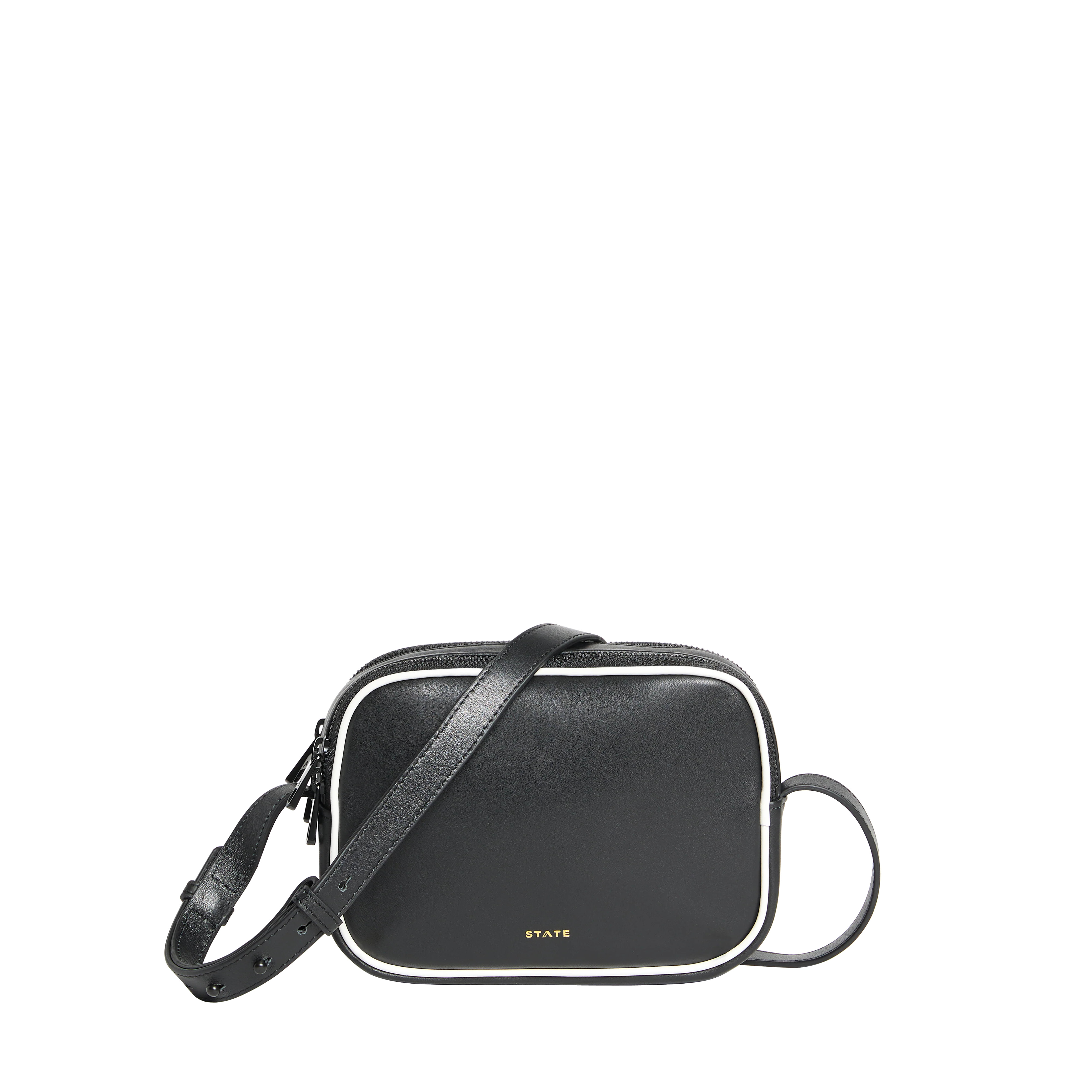 STATE Bags | Bennett Crossbody Leather Black | STATE Bags
