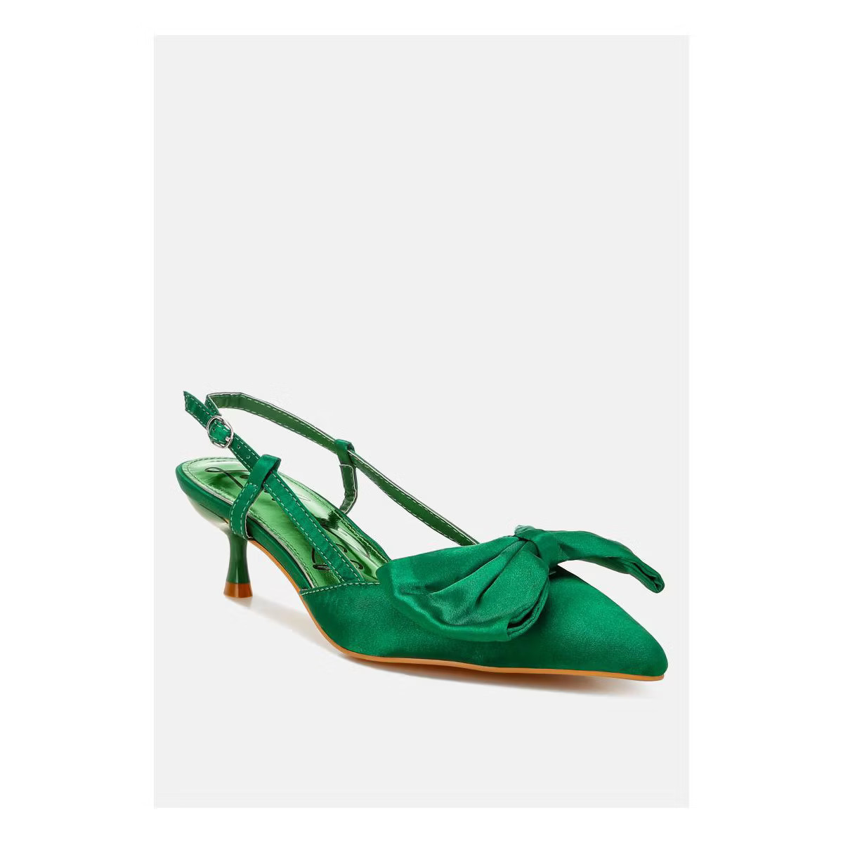 Okshak Satin Bow Slingback Sandals | Target