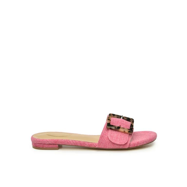 Scoop Women's Buckle Slide Sandals | Walmart (US)