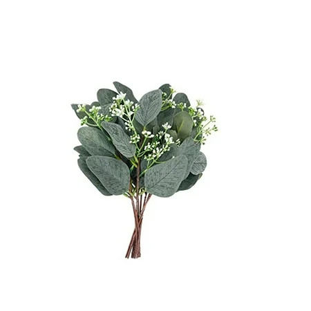 1PC Artificial Oval Euca Lyptus Leaves Branches For Wedding Holiday Decoration | Walmart (US)