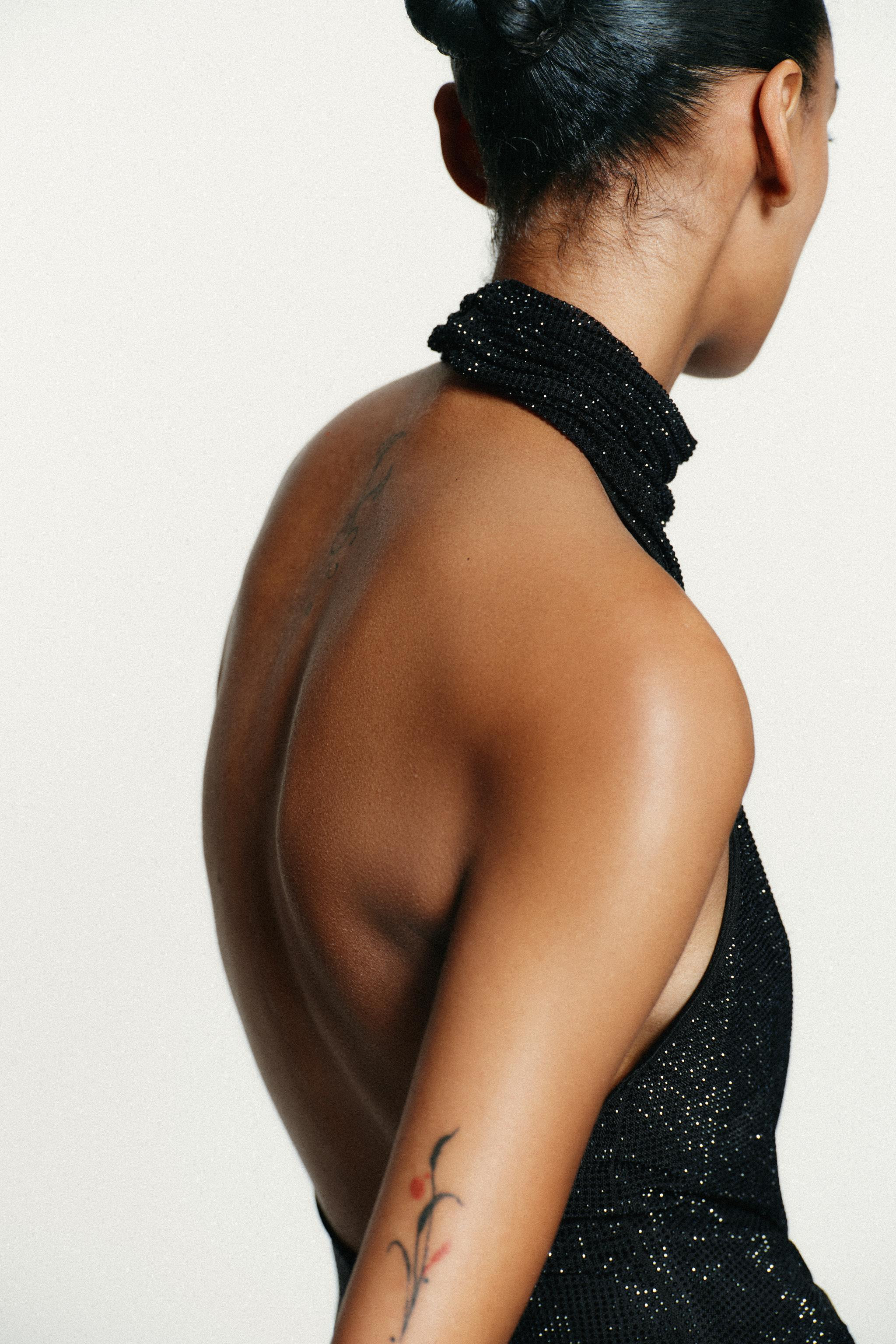 HALTER TOP WITH RHINESTONES | Zara UK