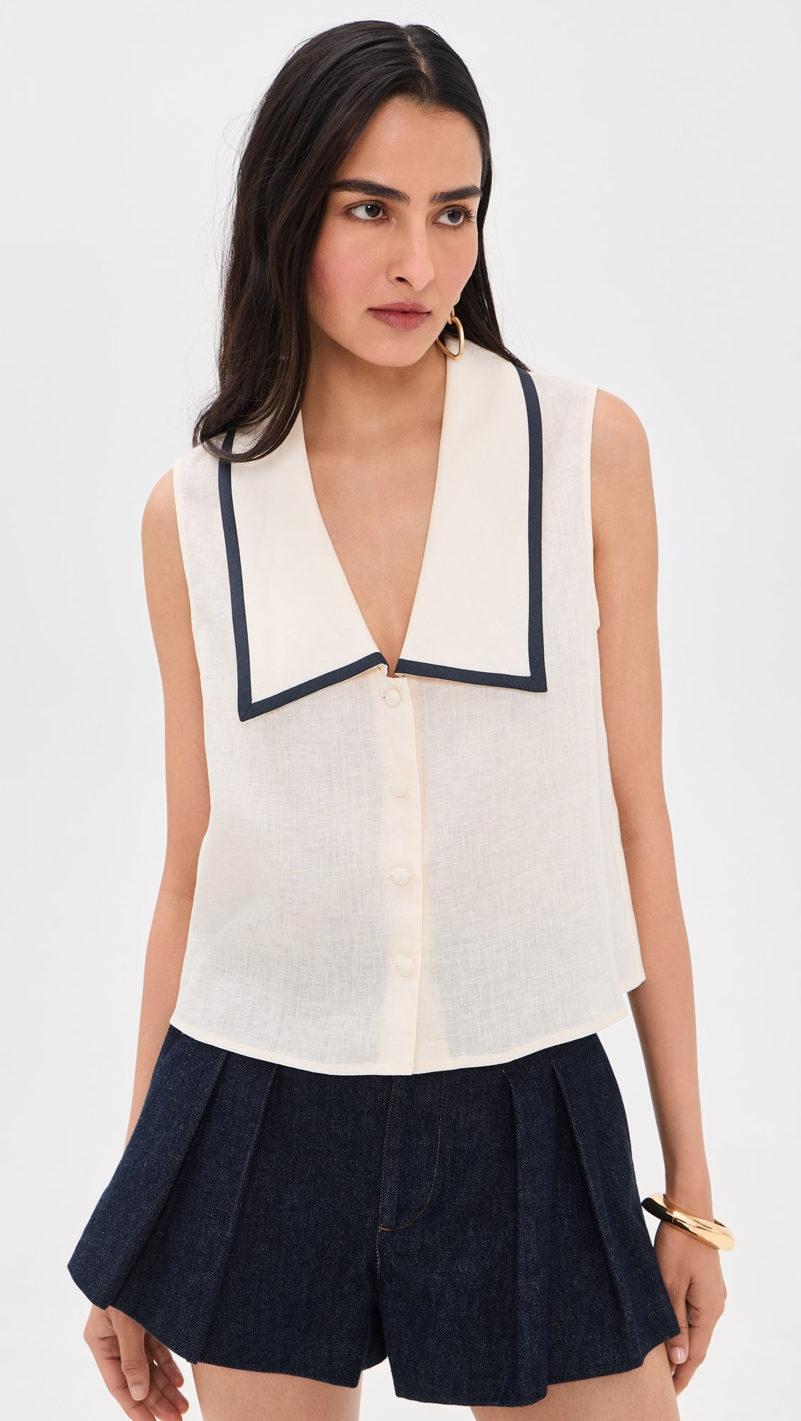 The Cabana Linen Top | Shopbop