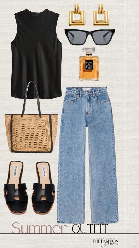 Summer Outfit | Silk Tank | Denim Jeans | Steve Madden Sandals | 

#LTKShoeCrush #LTKStyleTip #LTKSeasonal