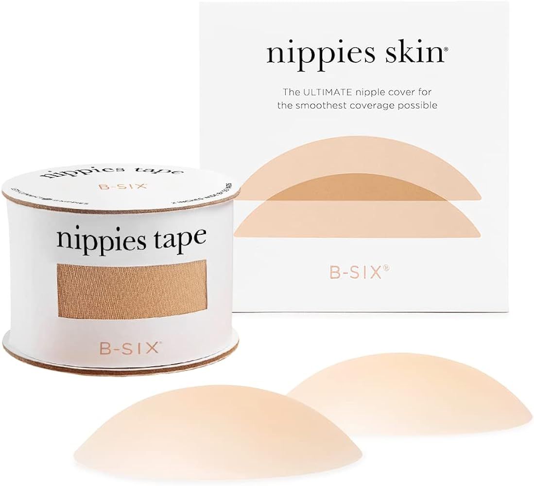 Nippies Tape Boob Tape Skins Nipple Covers Bundle - Creme Size 1 | Amazon (US)