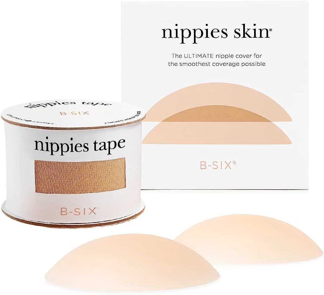 Nippies Tape Boob Tape Skins Nipple Covers Bundle - Creme Size 1 | Amazon (US)