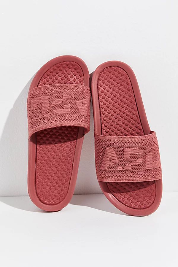 APL Big Logo TechLoom Slide Sandals by APL at Free People, Cedar, US 7 | Free People (Global - UK&FR Excluded)