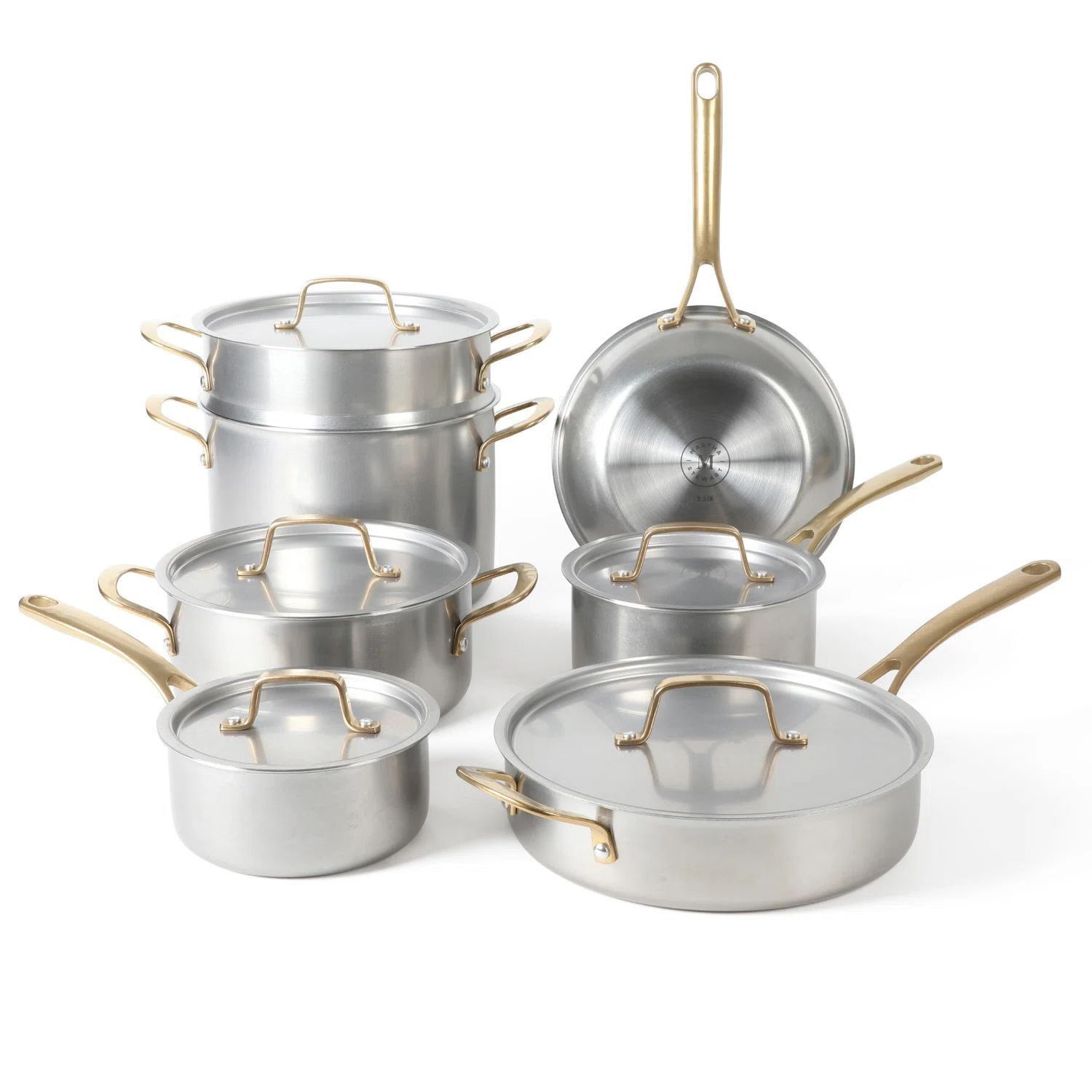 Martha Stewart 12 Pieces Stainless Steel (18/8) Cookware Set & Reviews | Wayfair | Wayfair North America