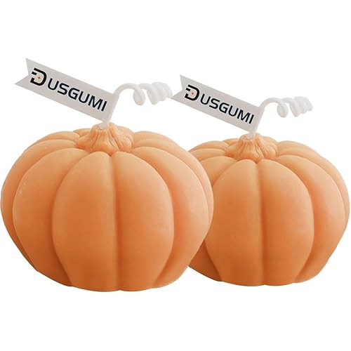 2 PCS Handmade Pumpkin Shaped Candle,thanksgiving decorations,Holiday Party Aromatherapy Scented ... | Amazon (US)