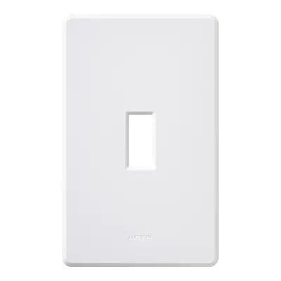 Lutron Fassada 1-Gang White Toggle Screwless Standard Wall Plate | Lowe's
