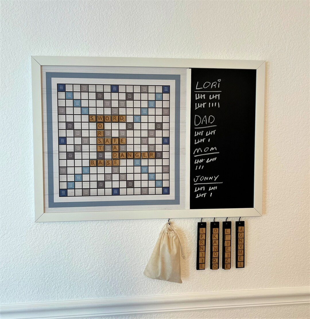 Beach or Classic Magnetic Scrabble Games | Family Game Night | Tile Games | Scrabble | Game Room ... | Etsy (US)