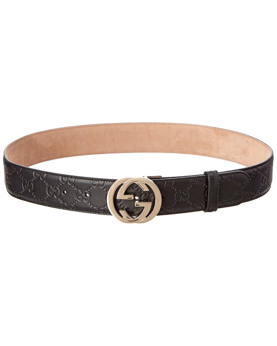 GG Leather Belt | Gilt