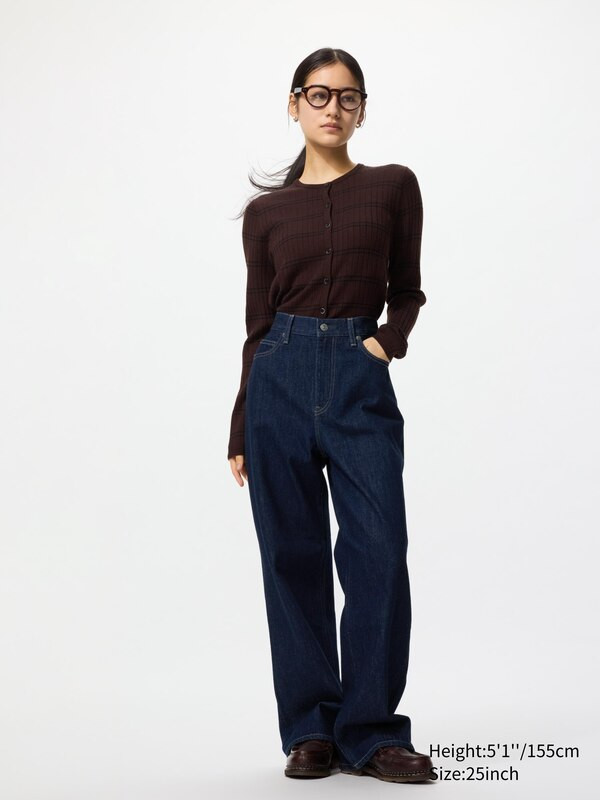 Wide Straight Jeans (Short) | UNIQLO (UK)