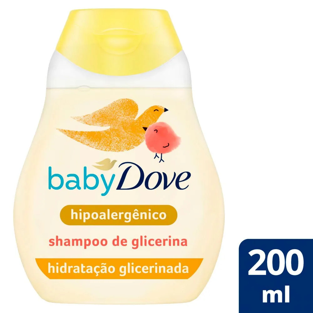 Shampoo Dove Baby Hidratação Glicerinada 200ml | Drogaria Sao Paulo (BR)
