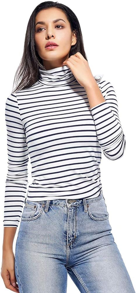 Zengjo Long Sleeve Turtleneck Women | Amazon (US)