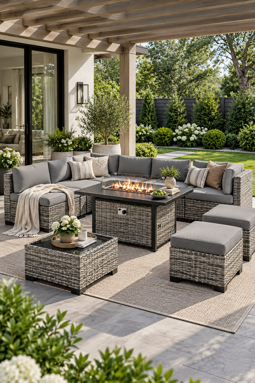 I keep finding the prettiest patio sets lately and these might be my favorite 😍 Wayfair’s Big Furniture Sale has outdoor conversation sets with fire pit tables up to 50% off, which is such a good excuse to get the backyard ready for fall. Add a blanket and a drink and I’m staying outside all night. #WayfairFinds #OutdoorFurniture #PatioSet #FirePitTable #FallPatio #CozyBackyard #OutdoorLiving #WayfairSale #FurnitureSale #BackyardIdeas #PatioInspiration #OutdoorEntertaining #FallMustHave #HomeDeals #UpTo50Off 

 #LTKSeasonal #LTKHome #LTKSaleAlert