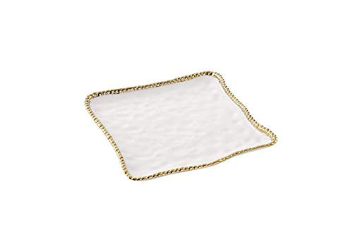 Pampa Bay Golden Salerno Porcelain Square Serving Platter | Amazon (US)