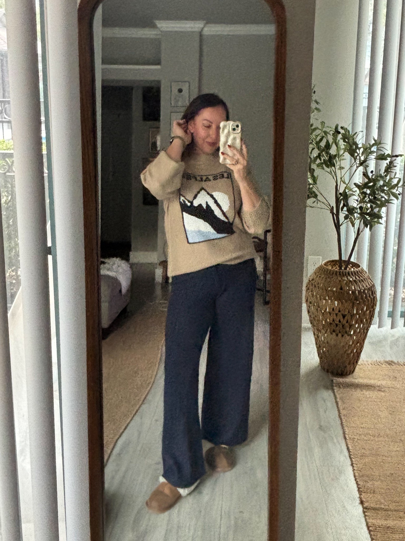 Cosy season is upon us. This super soft duo I’ll be wearing on repeat! Soft sweater in beige will pair perfectly with jeans and skirts alike. And the knot bottoms will be my go to as soon as I walk in the door! 
@target

#LTKSeasonal #LTKOver40 #LTKMidsize