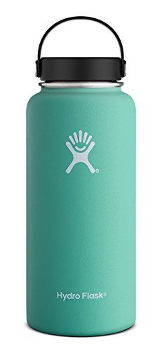 Hydro Flask 40 oz Vacuum Insulated Stainless Steel Water Bottle, Wide Mouth w/Flex Cap, Mint | Amazon (US)