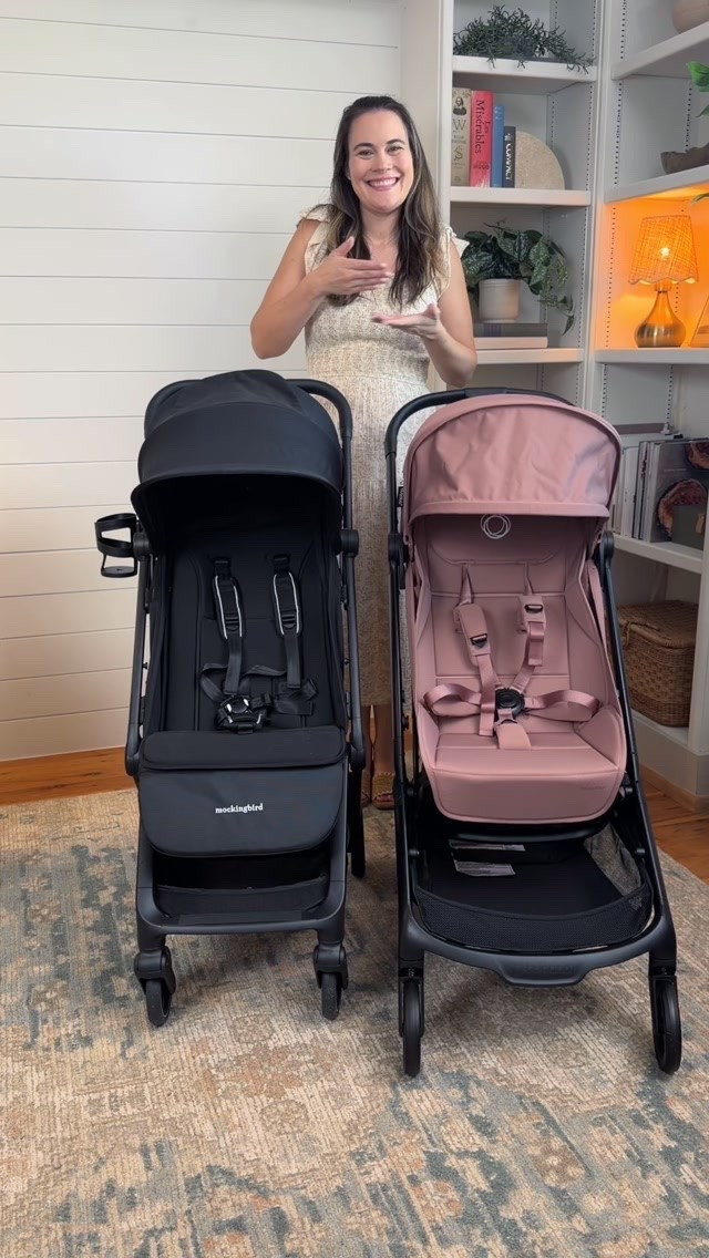 Limited Time $50 off code on the Mockingbird Travel Stroller for this week only! Use code: EMTRAVEL

Mockingbird vs Bugaboo 
💰$399 (+$50 Off)  Includes cup holder, travel bag, and universal car seat adapter vs $579 for the stroller.
#️⃣ 17.7 lbs vs 16 lbs (weight) 
🧺 20 lbs vs 17.6 lbs (basket capacity) 
💺 20 in vs 24 in (seatback height)
*mockingbird is taller to canopy at 28 in vs 26 in

Both have ✅ upright seats, newborn reclines, hold up to 50 lbs, overhead bin folds, carry straps, and peek-a-boo windows! 

Full video comparison coming soon!!! 👏🏼

#LTKmomlife #LTKTravel #LTKKids
