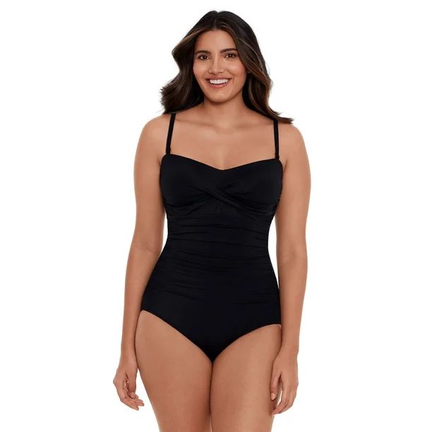 Embrace Your Curves™ by Miracle Brands® Women's and Plus Elizabeth One Piece Swimsuit | Walmart (US)