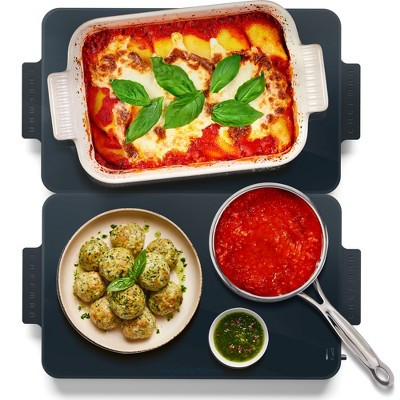 Chefman Everything Warmer Modular Expanding Warming Tray, Two 10” x 16” Trays - Midnight | Target