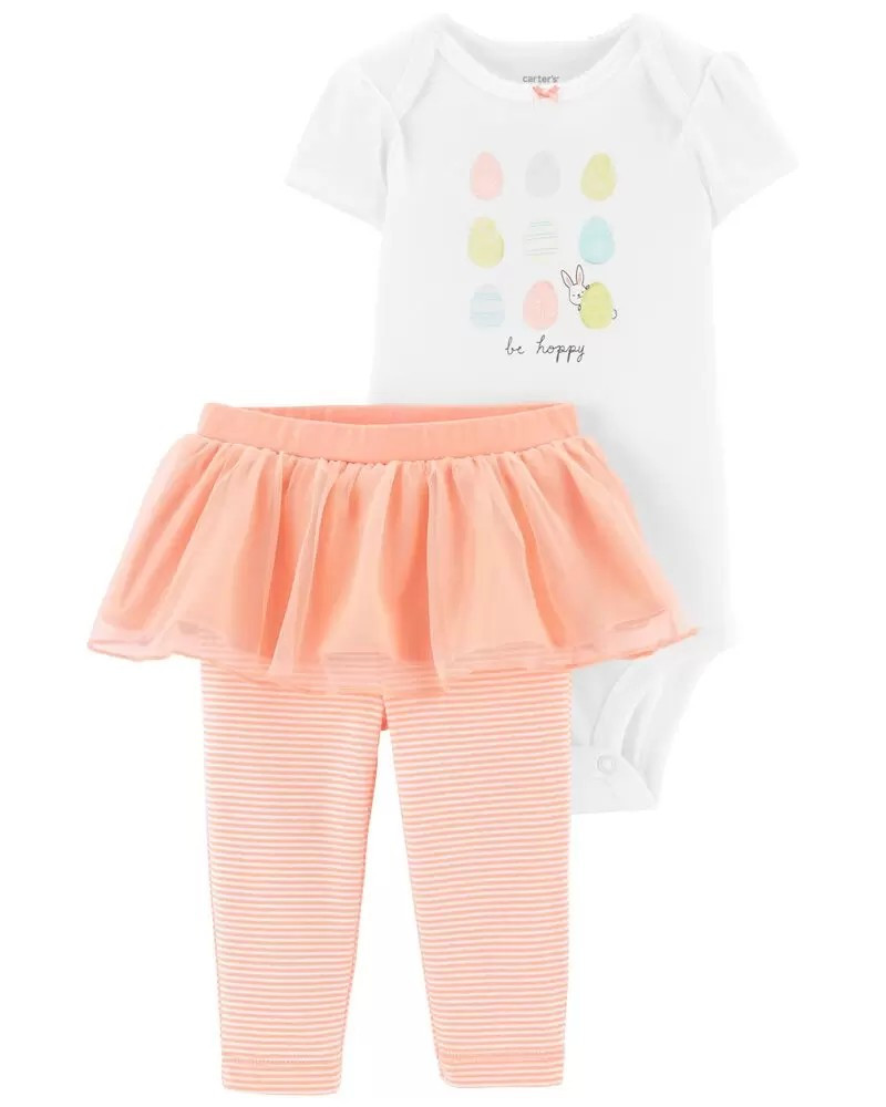 2-Piece Easter Bodysuit & Tutu Pant Set | Carter's