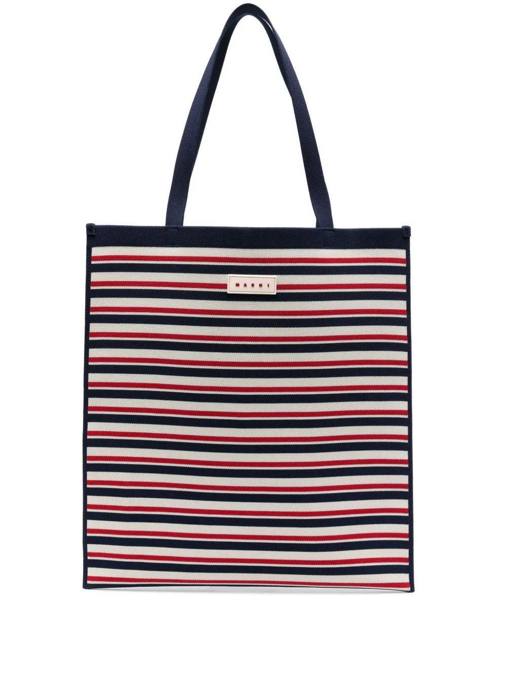 Marni Striped Tote Bag - Farfetch | Farfetch Global