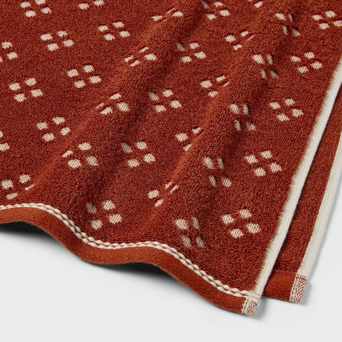Diamond Harvest Bath Towel Warm Brown - Threshold\u2122 | Target