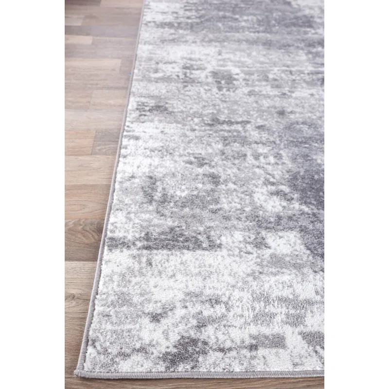 Willington Abstract Gray/Blue/Ivory Area Rug | Wayfair North America