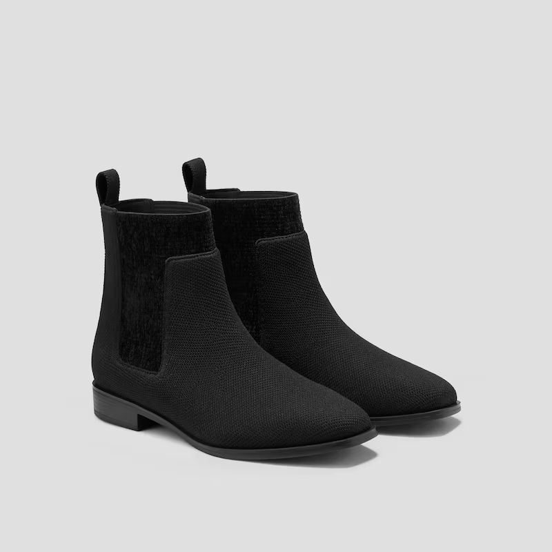 Square-Toe Water-Repellent Ankle Boots (Riley Pro) | VIVAIA