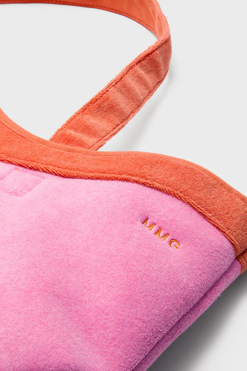 Pink and Tangerine Terrycloth August Tote | Tuckernuck (US)