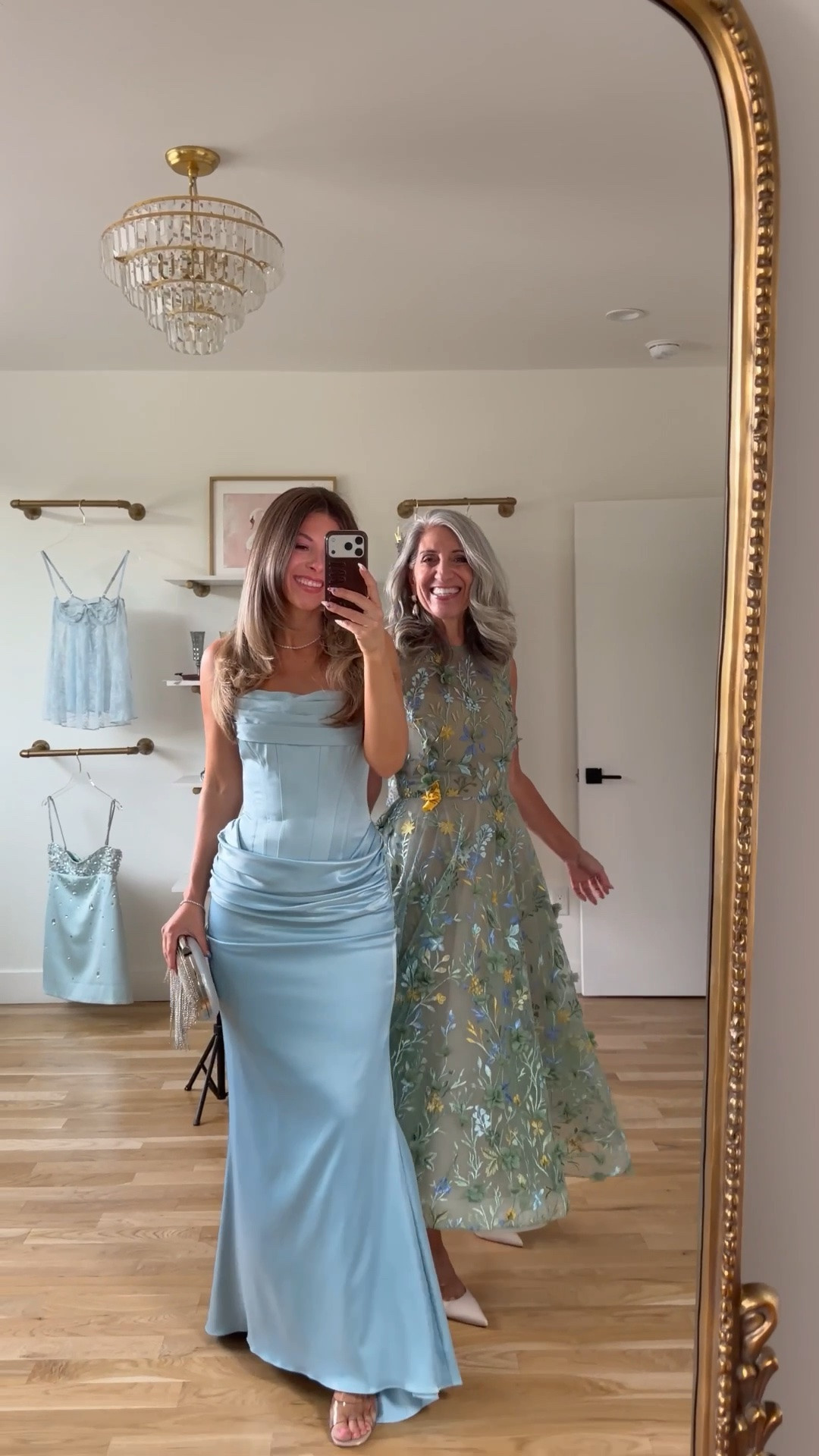 Mom and me wedding guest and formal event dresses! 💍✨

sizing:
i'm 5'4" and typically wear a small/2

mom is 5'4" and typically wears a medium/6

Wedding guest
Formal event
Black tie
Floral
Metallic
Pleated
Mother of the bride
Special occasion

#LTKootd #LTKSeasonal #LTKWedding