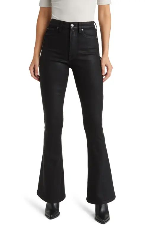 7 For All Mankind Tailorless Coated Ultra High Waist Skinny Bootcut Jeans | Nordstrom | Nordstrom