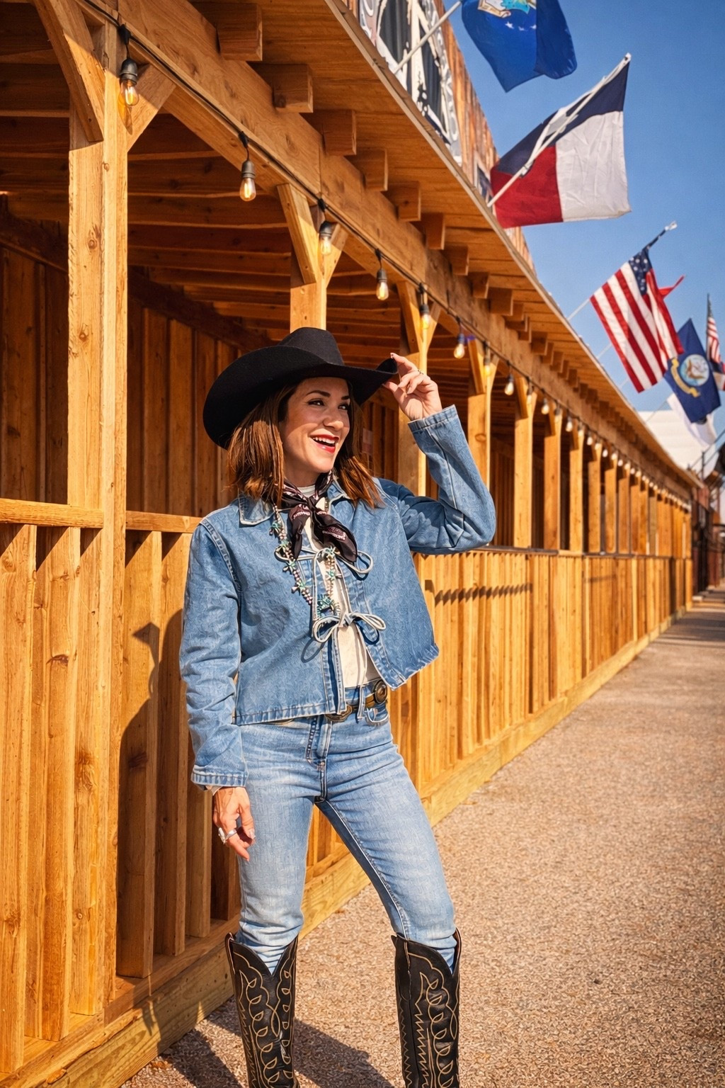 Canadian Tuxedo
rodeo outfit inspo
Cowboy Boots 
Western Fashionn

#LTKdayinmylife #LTKootd