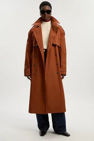 Relaxed Polished Trench Coat | Karen Millen US