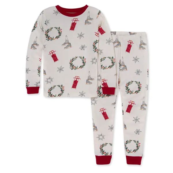 Winter Holiday Matching Organic Cotton Pajamas | Burts Bees Baby