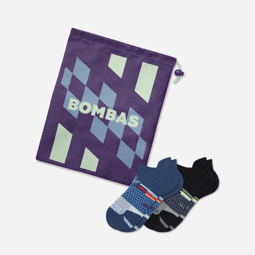 Men's All Purpose Performance Ankle Sock 2-Pack Gift Bag | Bombas