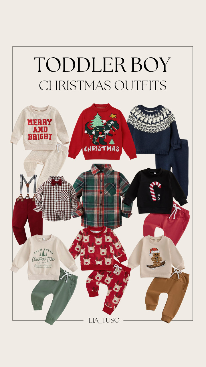 Toddler Boy Christmas Outfits || Toddler boy Christmas outfits 🎄✨ Cozy, cute, and holiday-ready! All linked for easy shopping.

#ToddlerStyle #HolidayOutfits  

 #LTKHoliday #LTKSeasonal #LTKKids