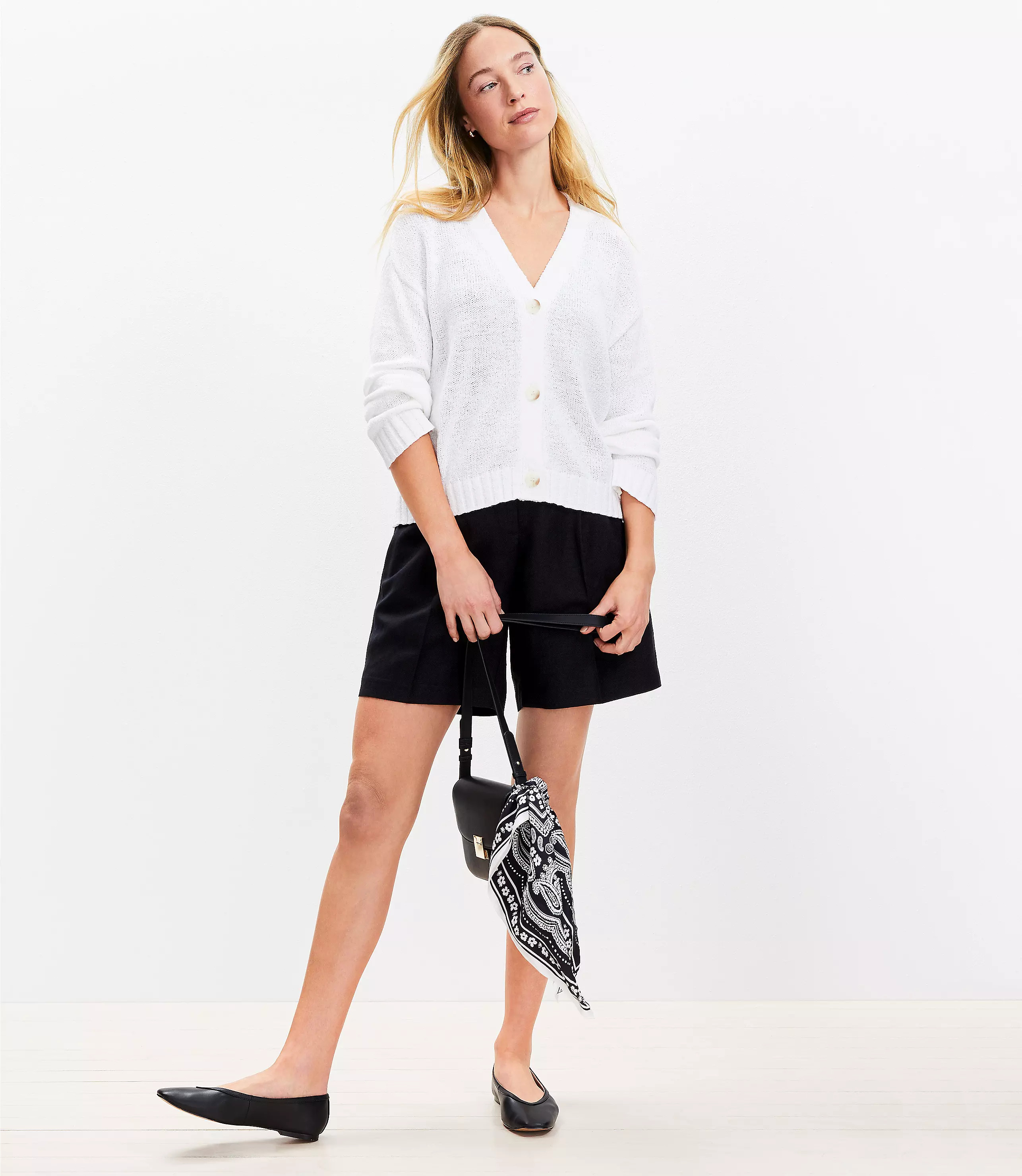 Easy V-Neck Cardigan | LOFT