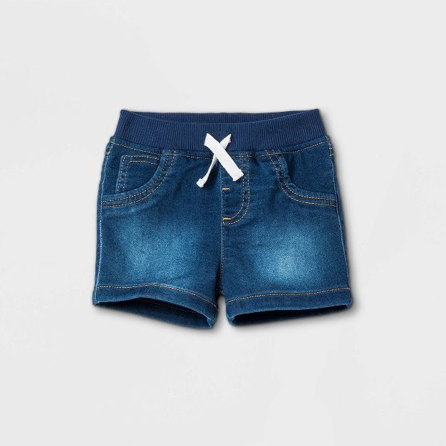 Baby Boys' Jean Shorts - Cat & Jack™ Medium Denim Wash | Target