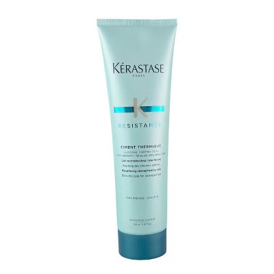 Kerastase Resistance Ciment Thermique Resurfacing Reinforcing Milk For Weakened Hair  (5.1 oz) | Heat-Activated Resilience, Rebuilds Fiber-by-Fiber | Target