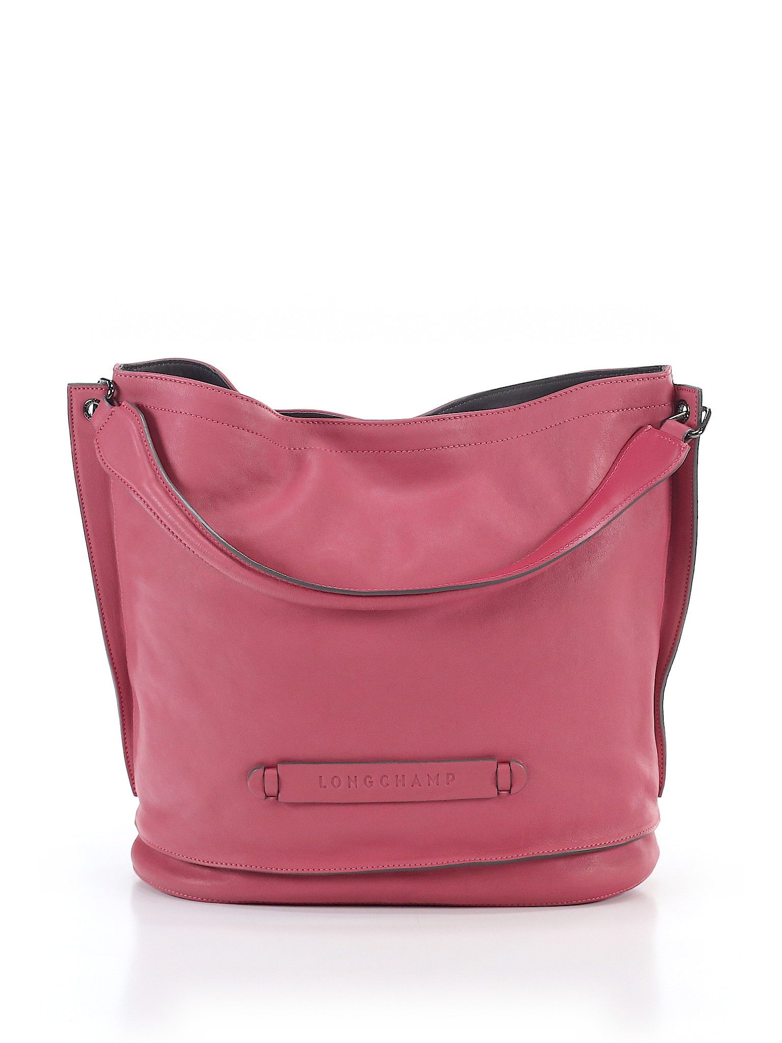 Longchamp Leather Hobo Size NA: Pink Women's Bags - 52216358 | thredUP