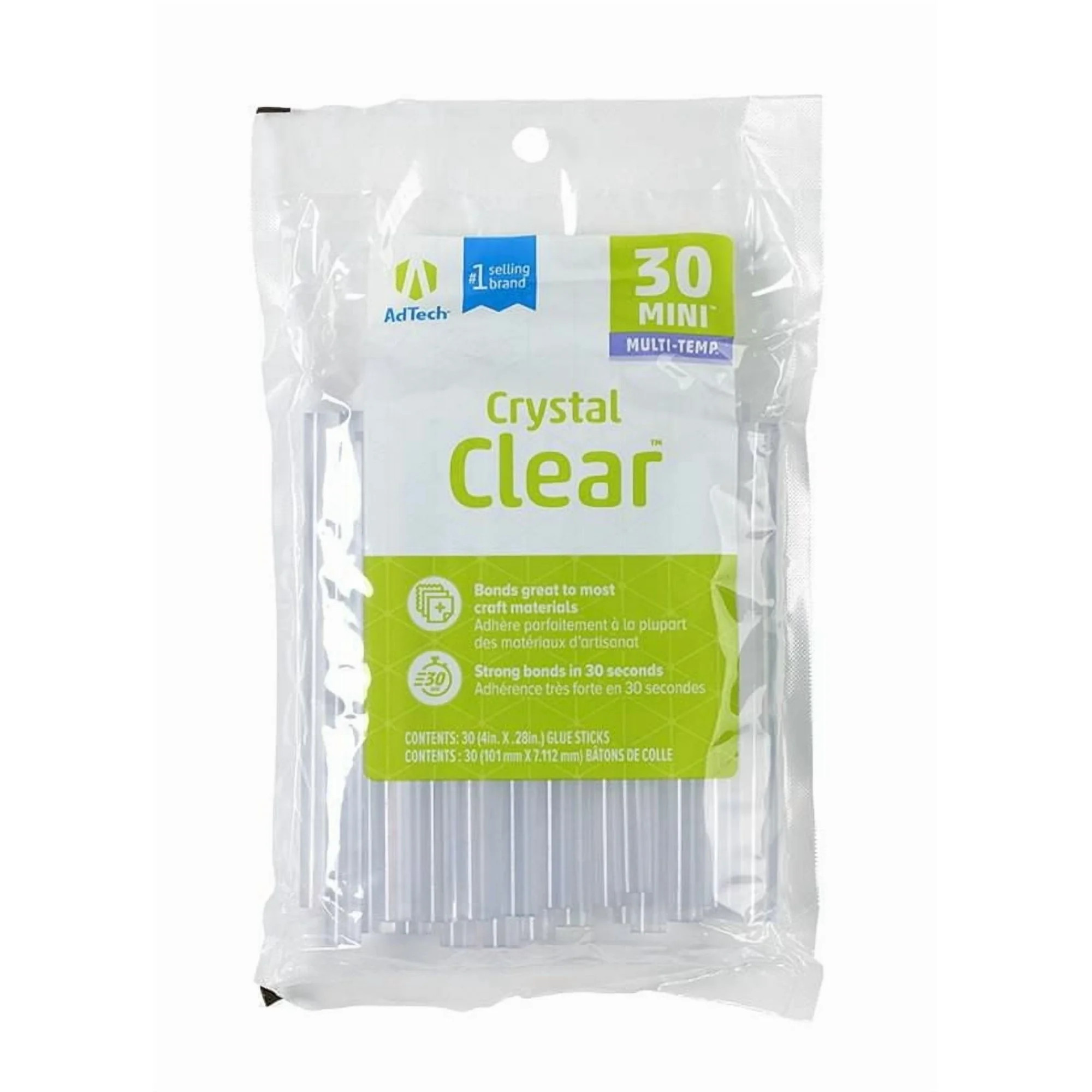 AdTech Crystal Clear Glue Sticks (W220-34ZIP30) – Mini Size, Crystal Clear, Hot Glue Gun  All-P... | Walmart (CA)