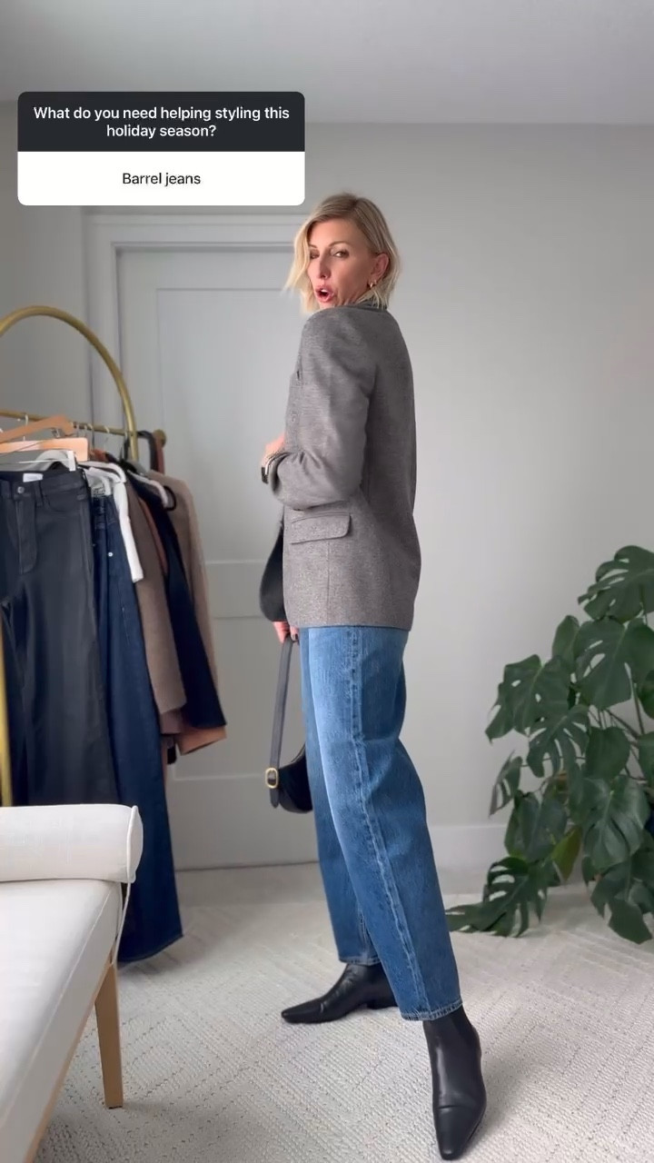 One of my favorite barrel jeans!

#LTKOver40 #LTKSeasonal #LTKootd