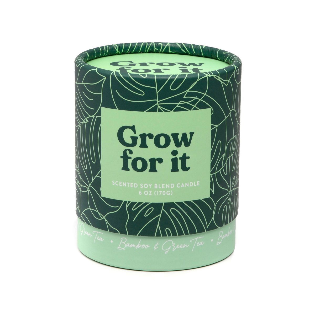 Grow For It Green Tea & Bamboo Soy Candle | Target